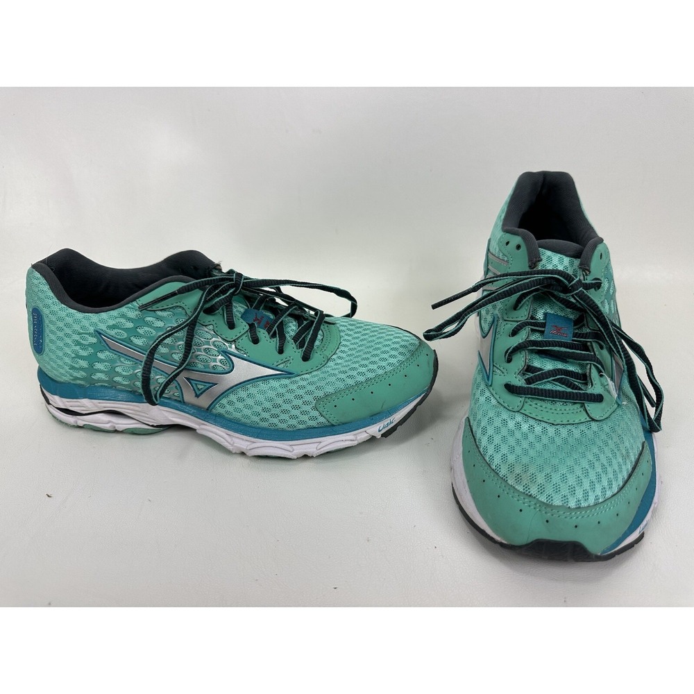 Mizuno Womens Wave Inspire 11 410637 6L2I Green Running Shoes Sneakers Size 9